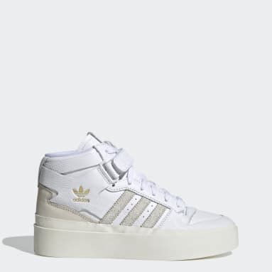 weiße stoffschuhe mit plateau adidas|Weiß · Plateau · Sneakers .